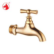 Low price outdoor original color brass polished tap(ZS0101)